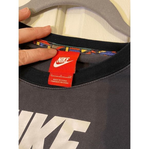 Nike Air 1990's Vintage Mens L 3/4 Sleeve Baseball Red Tag T Shirt; Size Small - Picture 5 of 5